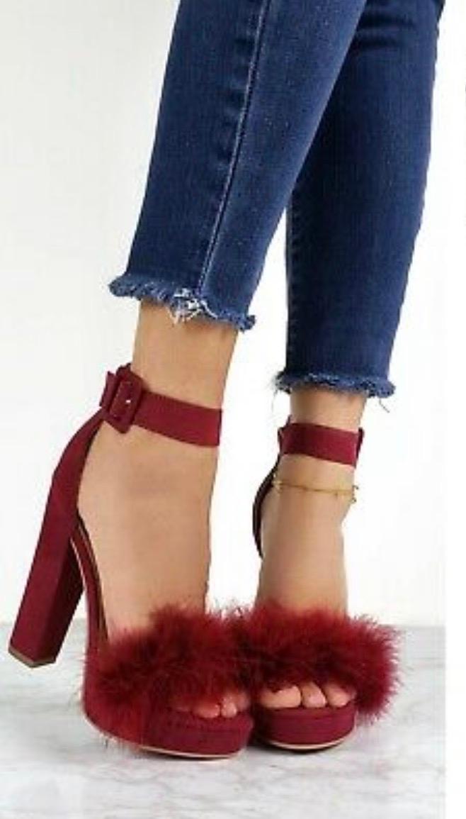 Buy Women Maroon Sandals Online - 783151 | Van Heusen